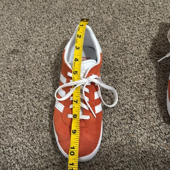 Adidas Gazelle red/orange sneakers size 5 - Picture 8 of 10